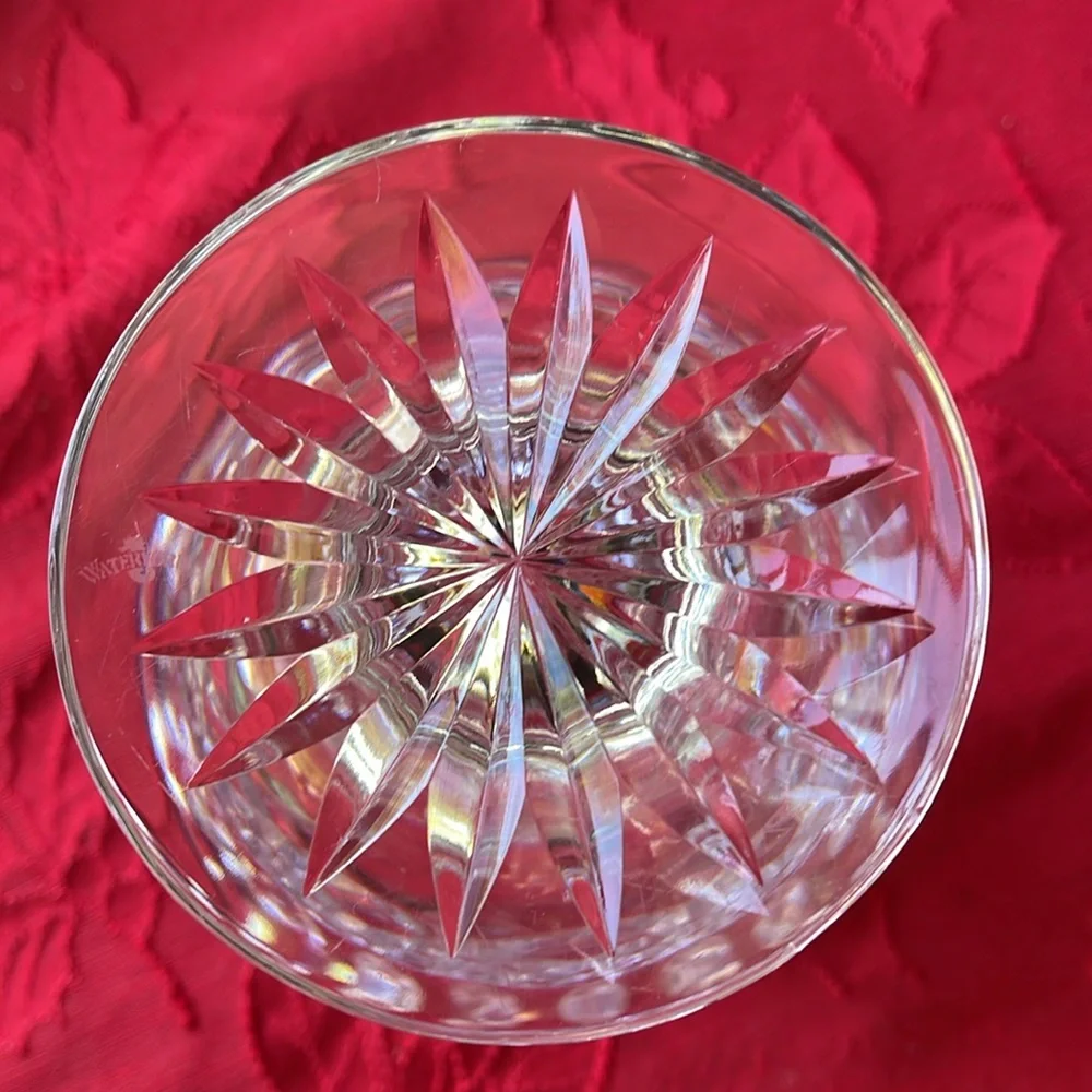 Waterford Crystal Starburst Footed Vase 8”